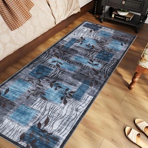 Area Rug Washable Rug Geometric Rug Soft Stain Resistant Non-Slip Rugs for Living Room Bedroom Dining Room Office - 1 of 4