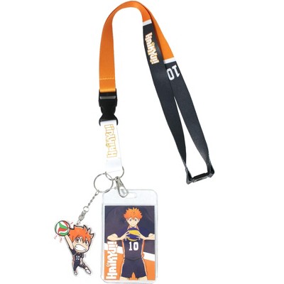 Jujutsu Kaisen Yuji Itadori Keychain ID Badge Holder Lanyard w/ Rubber Pendant