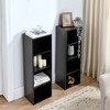 XIYUYEU 8-Tier Bookshelf Storage Cabinet with Adjustable Shelves Multi-functional Bookcase - 3 of 4