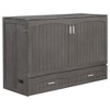 YOOCOZZ Queen Size Murphy Bed with Built-In Charging Station and Large Storage Drawer - 3 of 4