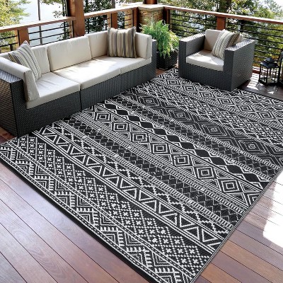 Acekool Outdoor Rug, Waterproof Foldable Reversible UV-Resistant Carpet for Patio, Deck, RV, Balcony, Easy Care