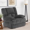 MAYEERTY Gray Oversized Rocking Recliner Chair - For Adults & Living Room - 2 of 4