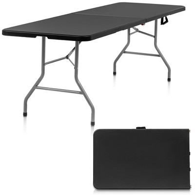 SKONYON 8ft Folding Table Long Party Table