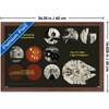 Trends International Star Wars: Moving At Lightspeed - Millennium Falcon Framed Wall Poster Prints - 3 of 4