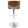 Set of 2 Pino Mid - Century Modern Adjustable Barstool with Swivel - Lumisource - image 4 of 4