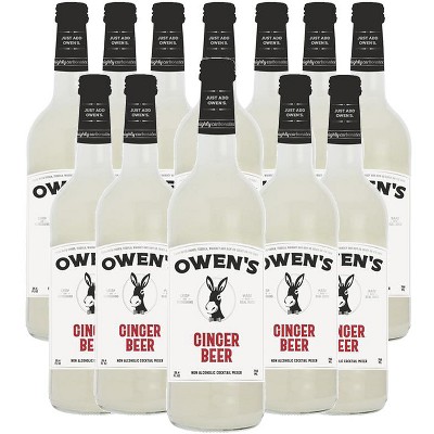 Owen’s Craft Mixers Ginger Beer 750ml | Handcrafted in the USA with Premium Ingredients | Vegan & Gluten-Free Soda Mocktail and Cocktail Mixer