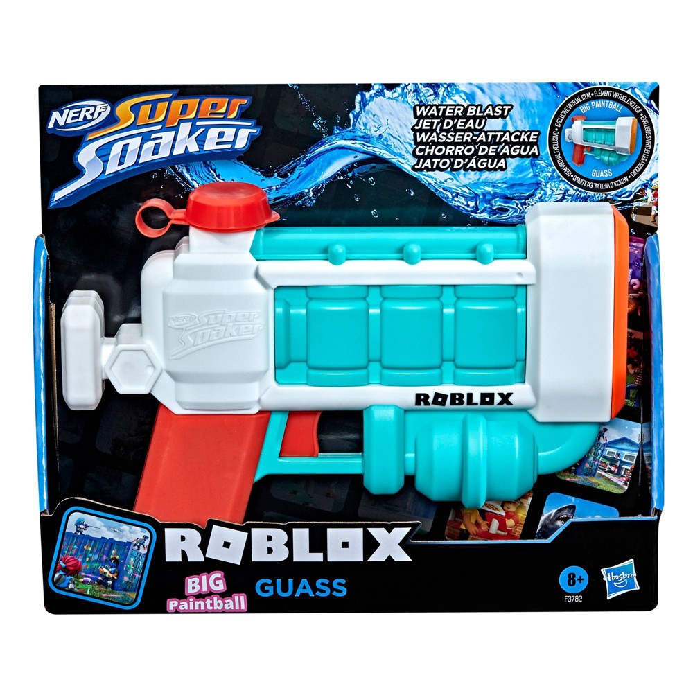 NERF Super Soaker Roblox BIG Paintball!: Guass Water Blaster