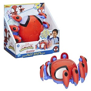 Spidey and His Amazing Friends Marvel Speak and Go Trace-E Bot, Electronic Spider Toy, Sound-Activated, Crawls - 1 of 3