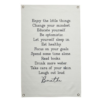 tagltd Enjoy Canvas Wall Decor