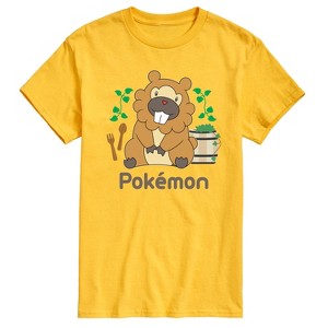Men's - Pokémon - Bidoof Cafe Short Sleeve Graphic T-Shirt - 1 of 4