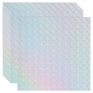 Unique Bargains Scrapbook Poster DIY Reflective Metallic Mirror Cardstock - 1 of 4