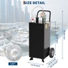 Fuel Caddy, Fuel Transfer Tank with Pump, Gas Storage Tank, Gasoline Diesel Fuel Container for Cars, Lawn Mowers, ATVs, Boats - 2 of 4