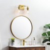 Elegant Lighting Ronnie 2 light Brass and Clear Bath Sconce - 2 of 4