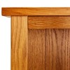 vidaXL Bookcase Natural Oak Solid Oak Wood, MDF 78.7 in height Bookcase - 4 of 4