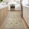 Abynow Vintage Floral Farmhouse Indoor Washable Area Rug - 3 of 4