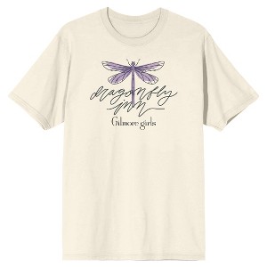 Gilmore Girls Dragonfly Inn Logo Tan Men's T-Shirt - 1 of 1