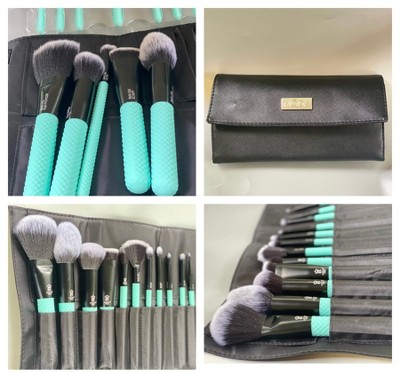 Moda Brush Tie Dye Dreamy Blue 5pc Makeup Brush Kit, Includes Blush,  Complexion, And Crease Makeup Brushes : Target