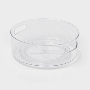 All Purpose Turntable Storage Clear - Brightroom™: PETG Utility Bin, 12"x12", 486 Volume, Spot Clean - 1 of 4