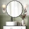 Beautyolove Round Aluminum Alloy Framed Scalloped Wavy Wall Mirror - 3 of 4