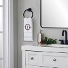 SKL Home 2pk Wreath Monogram Hand Towels "T" - 4 of 4