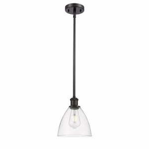 Bristol Glass - 1 Light Mini Pendant In Industrial Style-9.25 Inches Tall and 7.5 Inches Wide - 1 of 1