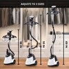 True & Tidy Heavy Duty 1800W Smart Auto Shut-off Garment Steamer with Water Sensor and Beep Alert White - 3 of 4