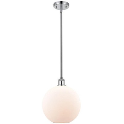 Athens - 1 Light Stem Hung Mini Pendant In Industrial Style-13 Inches Tall and 10 Inches Wide