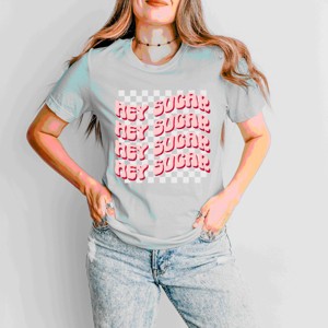 Simply Sage Market Hey Sugar Wavy Stacked Short Sleeve Tee - 1 of 4