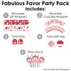 Big Dot of Happiness Happy Valentine’s Day - Valentine Hearts Party Favors and Cupcake Kit - Fabulous Favor Party Pack - 100 Pieces - 2 of 4