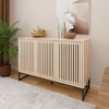 Modern Night Stand With 2 Doors, Built-in Adjustable Shelf Versatile Nightstands Side End Table, For Living Room, Bedroom, Dinner Room And Study - 2 of 4