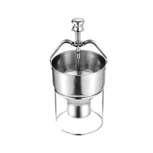 VEVOR Donut Depositor, Large Capacity Manual Donuts Dropper, 304 Stainless Steel Commercial Batter Dispenser, 6 Thicknesses Adjustment, Silver - 1 of 4