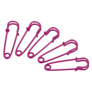 Unique Bargains Metal Blankets Crafts Brooch Making Home Sewing Large Safety Pins 24 Pcs - 1 of 4