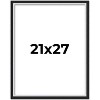 PosterPalooza | Flat Silver Picture Frame - UV Acrylic, Foam Board Backing, Hanging Hardware - 2 of 4