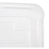 IRIS USA WEATHERPRO Airtight Plastic Storage Bin with Seal Lid, Secure Latching Buckles and 2 Rear Wheels - 4 of 4