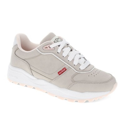 Levi's Womens Skye Synthetic Leather Casual Lace Up Sneaker Shoe