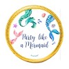 84 Pcs Mermaid Tails Kid's Birthday Candy Party Favors Chocolate Coins with Gold Foil - 2 of 2