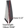 Allegra K Women’s Polka Dot Skinny Neck Scarves Double Sided Print Neckerchief Hairband - 3 of 4