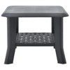 vidaXL Coffee Table Anthracite 35.4 in.x23.6 in.x18.1 in. Plastic - 4 of 4