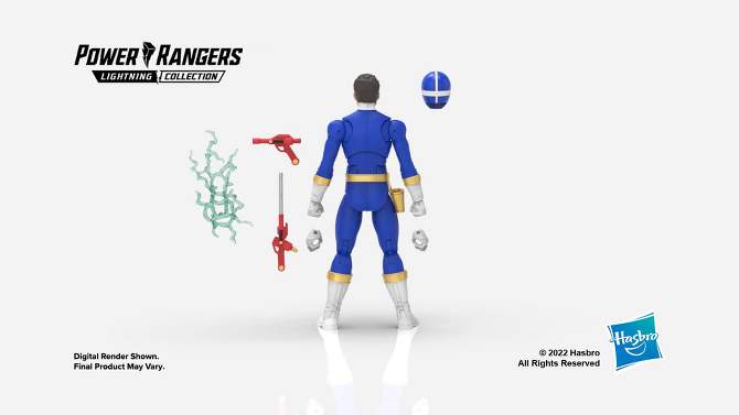 Hasbro Power Rangers Lightning Collection Lightspeed Rescue Blue Ranger Action Figure, 2 of 12, play video