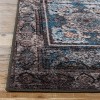 Vintage Traditional Medallion Scroll Non-Slip Washable Indoor Runner or Area Rug by Blue Nile Mills - 3 of 4