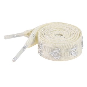 INSPIRE CHIC Polyester Fashion Shoelaces Available with 7 lengths to choose from, 60/80/100/120/140/160/180cm 2 Pairs - 1 of 4
