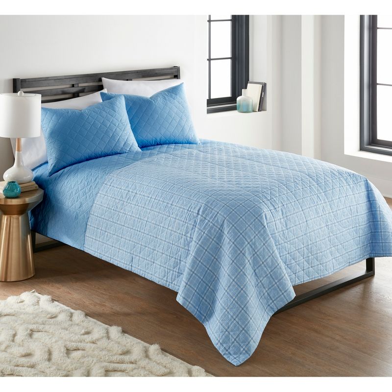Seersucker 6-in-1 Premium Quilt Set by Shavel Home Products, 2 of 8