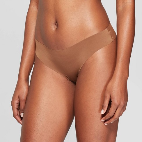 Women's Laser Cut Cheeky Bikini Underwear - Auden™ Black M