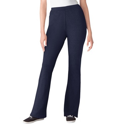 Woman Within Plus Size Petite Stretch Cotton Bootcut Pant