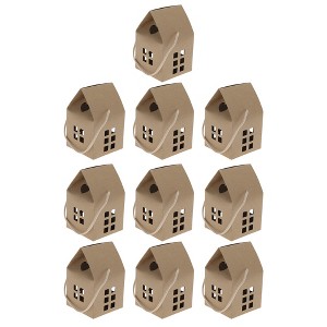 Unique Bargains House Shape Gift Bags 10 Pcs - 1 of 4