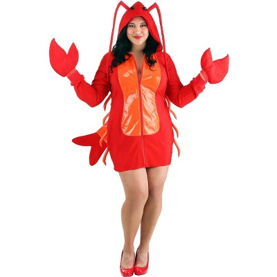 HalloweenCostumes.com Women's Plus Size Glamorous Lobster Costume