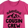 Girls' - Instant Message - Adventure Cousin Crew Fitted Short Sleeve Graphic T-Shirt - 2 of 4
