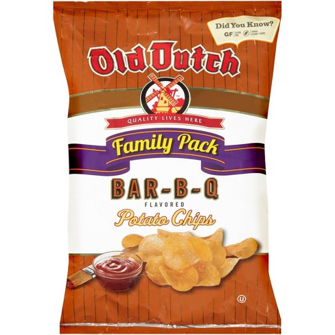 Old Dutch Family Pack Bar-B-Que Potato Chips - 9.5oz - image 1 of 4