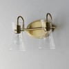 Maxim Lighting Ava 2 - Light Vanity in  Natural Aged Brass - 3 of 4