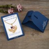 Anna-Kaci Flying Eagle with American Flag Pendant Necklace with Patriotic Gift Message Card & Envelope Jewelry Gift - 4 of 4